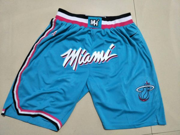 Miami Heat Blue Shorts