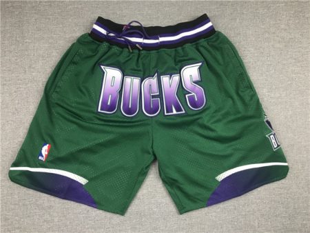 Milwaukee Bucks Green Shorts