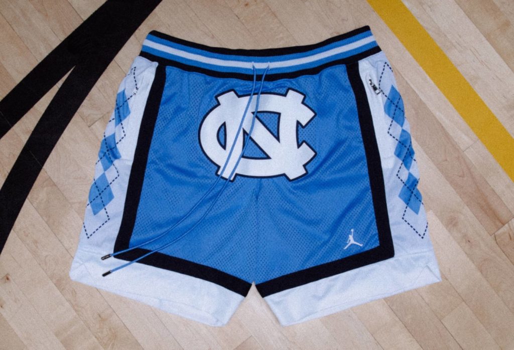 nike unc shorts