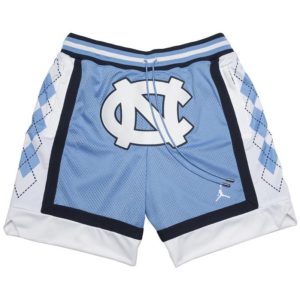 University of North Carolina x Jordan Blue Shorts