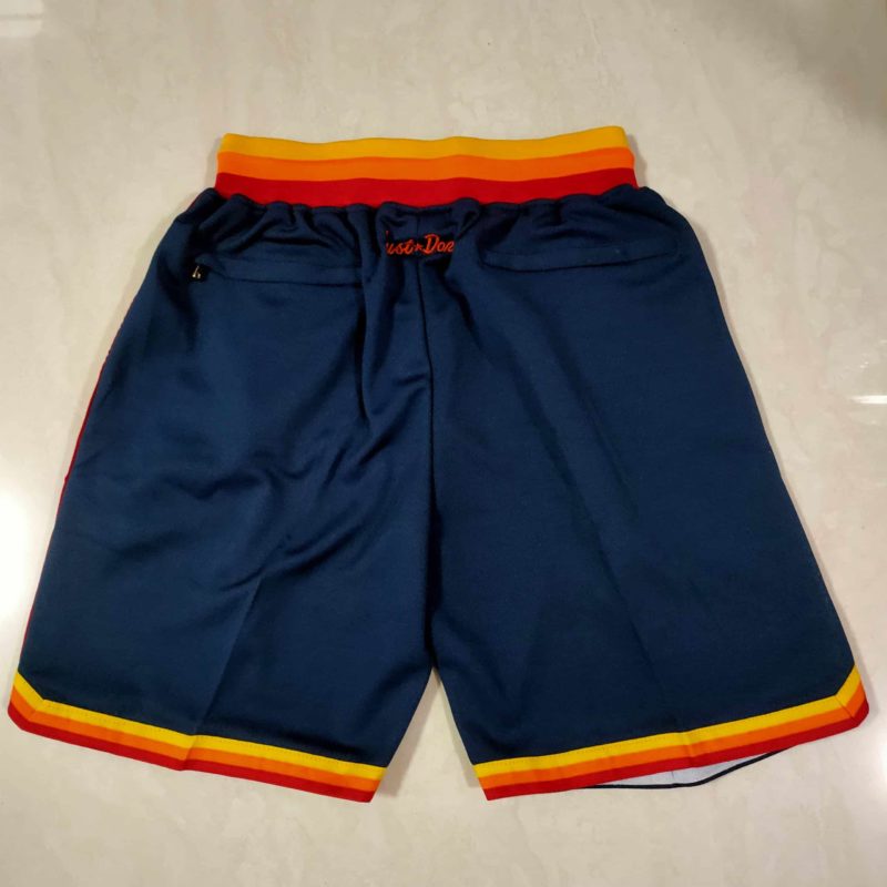 Houston Astros Navy Shorts back