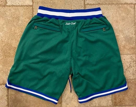 Dallas Mavericks Green Basketball Shorts