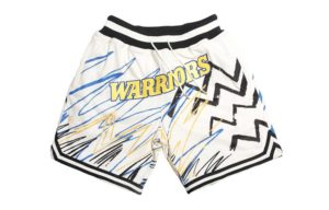 Golden State Warriors Sublimated Shorts (Off-White)