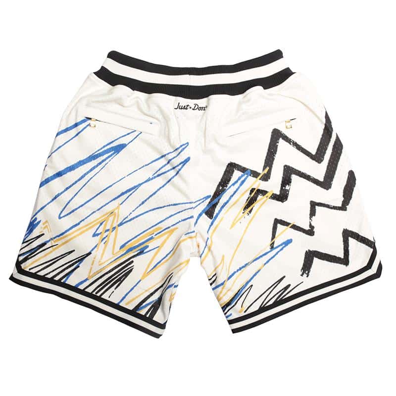 Golden State Warriors Sublimated White Shorts