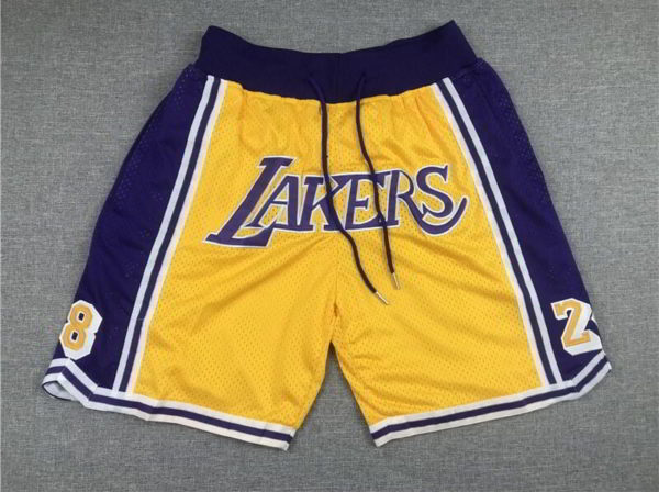 Kobe-Bryant-8-24-Los-Angeles-Lakers-Yellow-Shorts