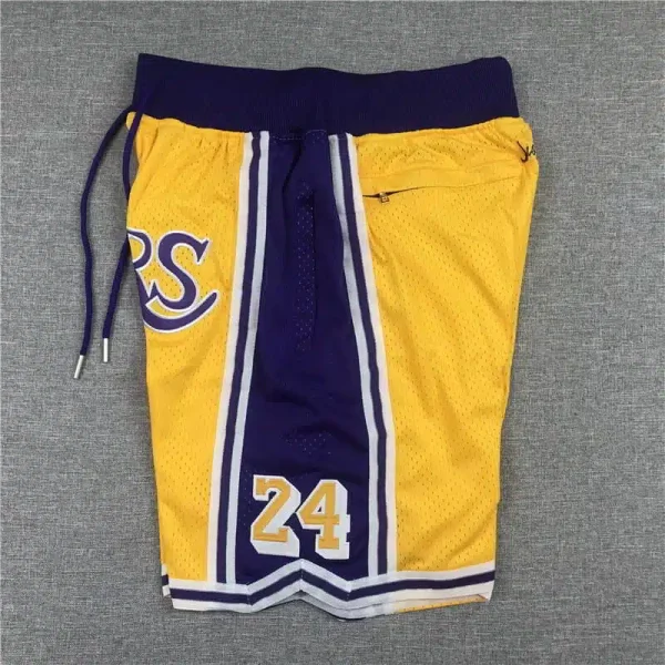 Kobe-Bryant-8-24-Los-Angeles-Lakers-Yellow-Shorts-side