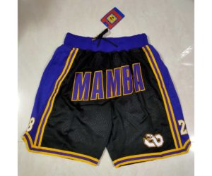 Kobe bryant mamba black shorts