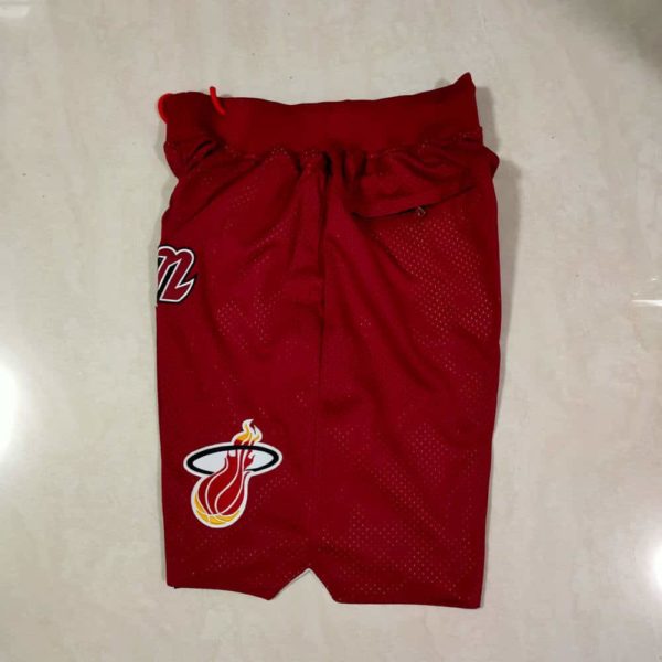 Miami Heat Retro Just Don Style Shorts side 2