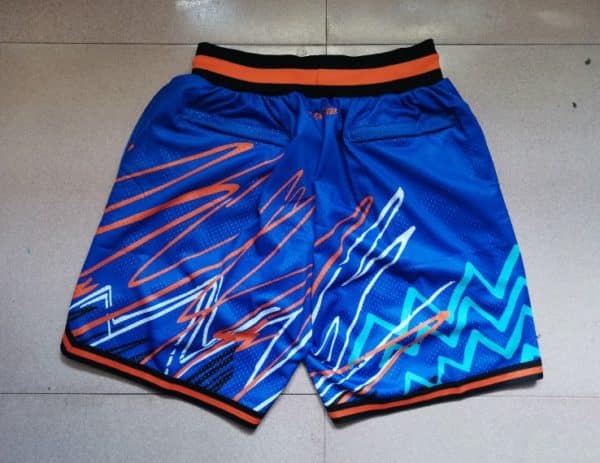 New York Knicks Sublimated Royal Shorts back