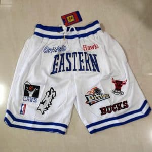 Western Conference White Basketball Shorts