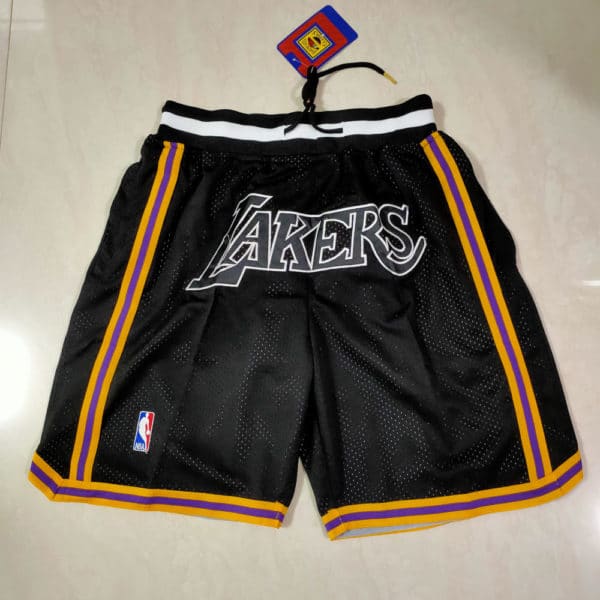 Browse lakers just don shorts and more from your favorite designers at grailed, the community marketplace for men's and women's clothing. Los Angeles Lakers Black MVP Throwback Basketball Shorts - justdonshorts