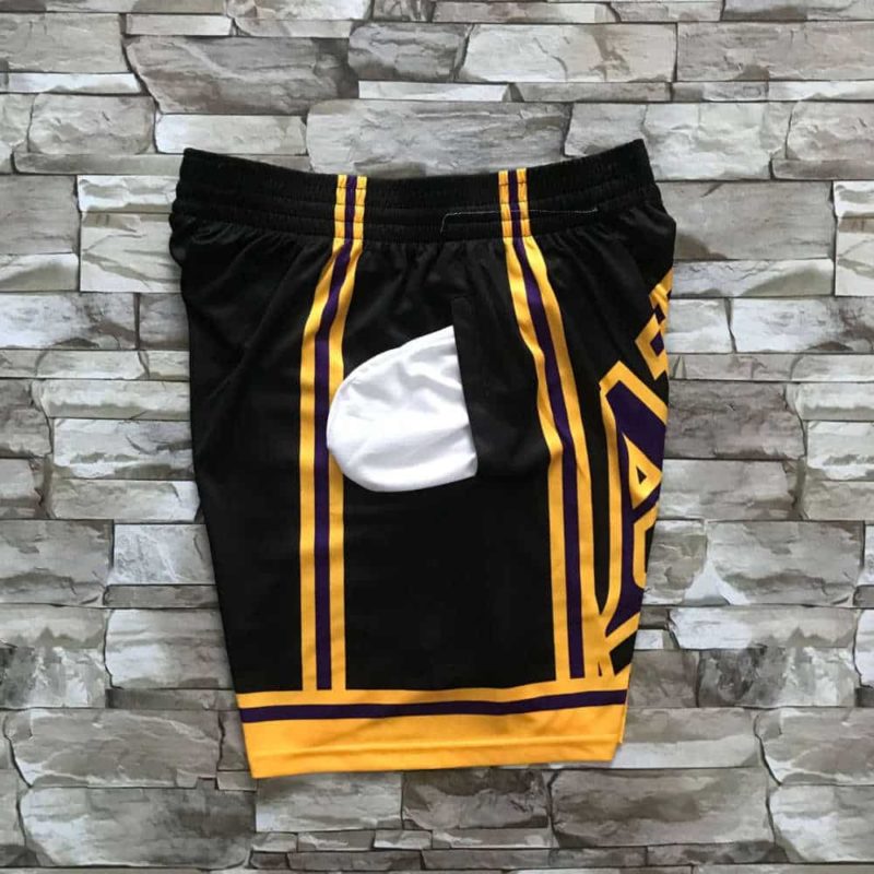 Los Angeles Lakers Big Face Shorts black 2