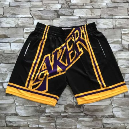 Los Angeles Lakers Big Face Shorts black