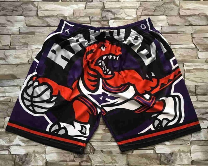 Toronto Raptors Big Face Shorts purple