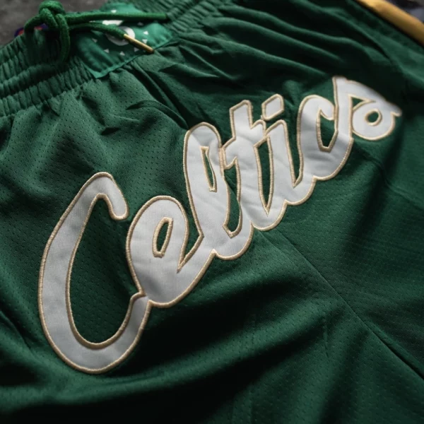 Boston Celtics 2023 Green City Edition Shorts logo