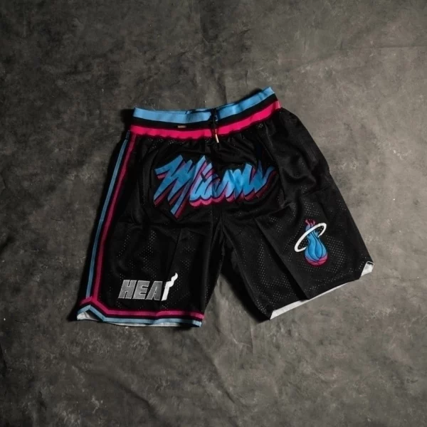 Miami Heat Black Vice City Shorts