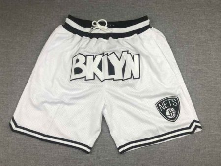 Brooklyn-Nets-White-Swingman-Throwback-Basketball-Shorts