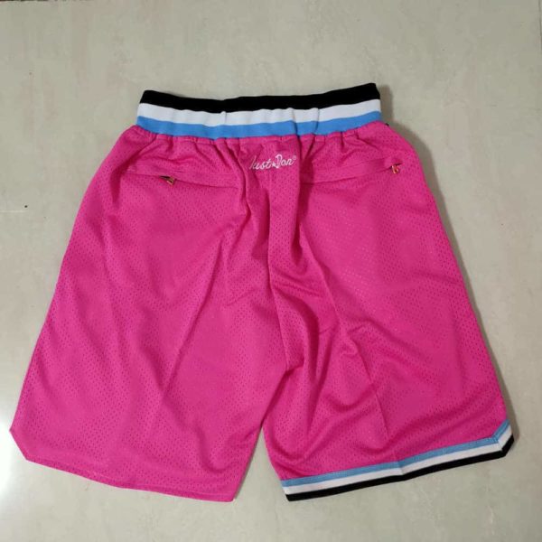 Miami Heat Shorts Pink Shorts back