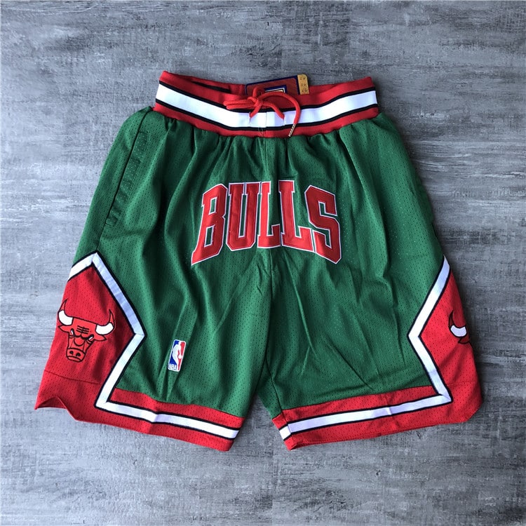 Chicago Bulls Shorts Green BULLS - Justdonshorts