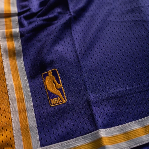 Los Angeles Lakers Shorts Purple logo