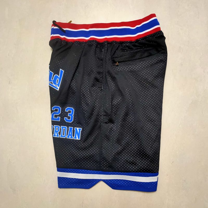 Men's Space Jam #23 Michael Jordan Tune Squad Black Shorts real side 2