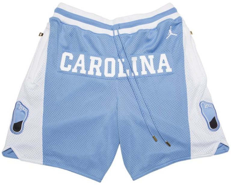 University of North Carolina Blue Basketball Shorts Justdonshorts