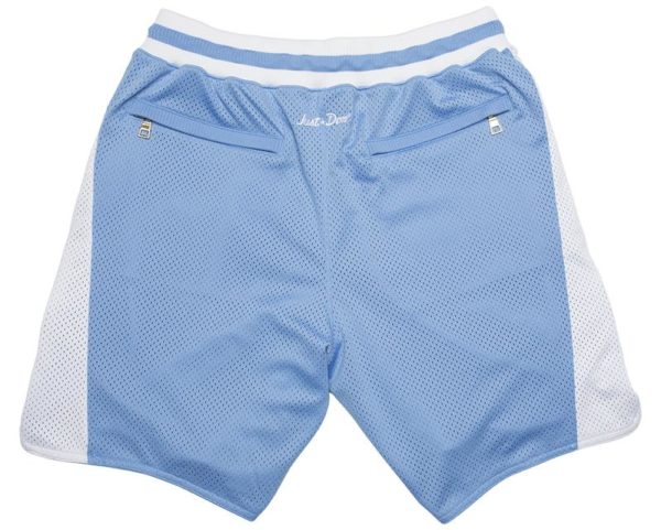 University of North Carolina Blue Shorts back