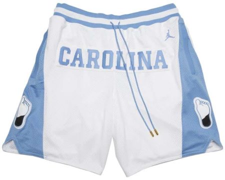 University of North Carolina White Shorts