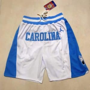 University of North Carolina White Shorts Real