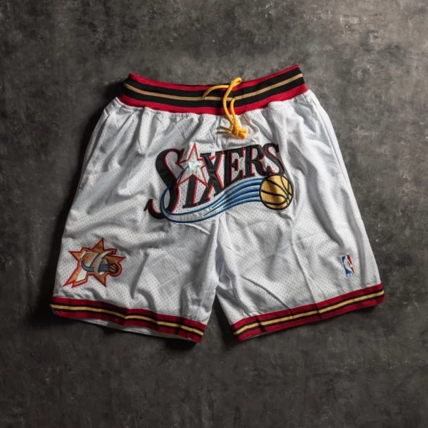 Philadelphia 76ers Shorts White