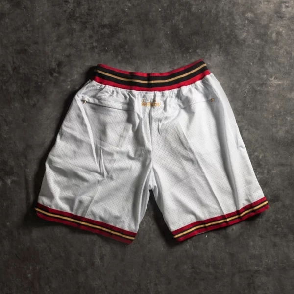 Philadelphia 76ers Shorts White back