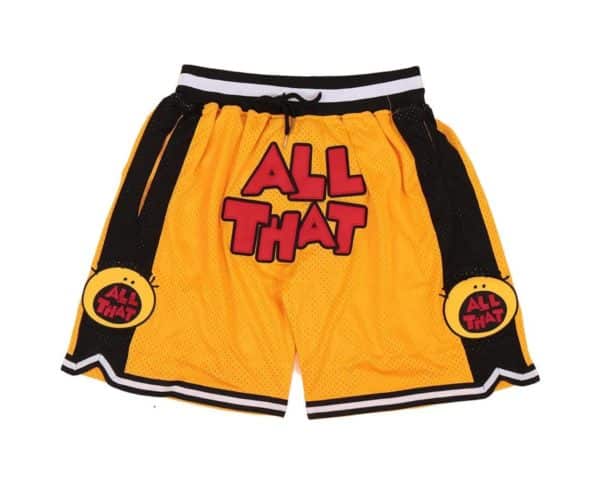 All That Basketball Shorts Yellow