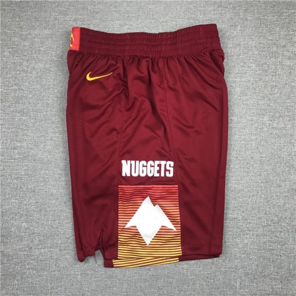 Denver Nuggets City Edition 2021 Swingman Red Shorts