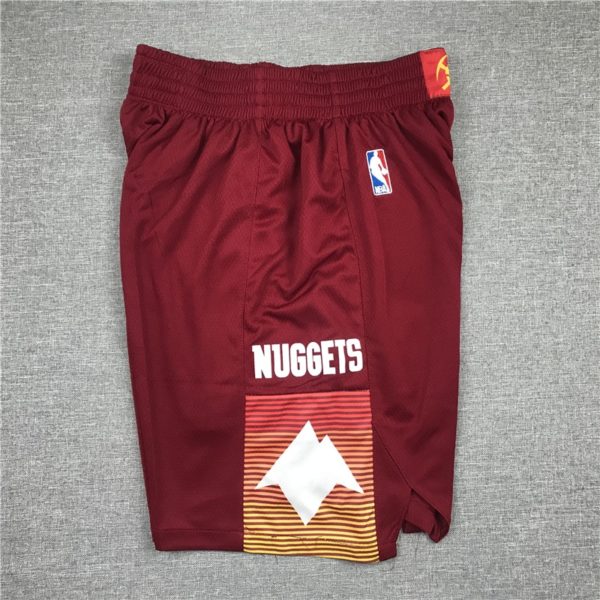 Denver Nuggets City Edition 2021 Swingman Red Shorts