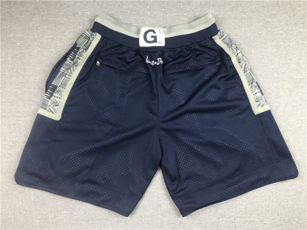 Georgetown HOYAS University 1995-96 Navy Shorts - Image 2