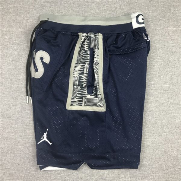 Georgetown HOYAS University 1995-96 Navy Shorts