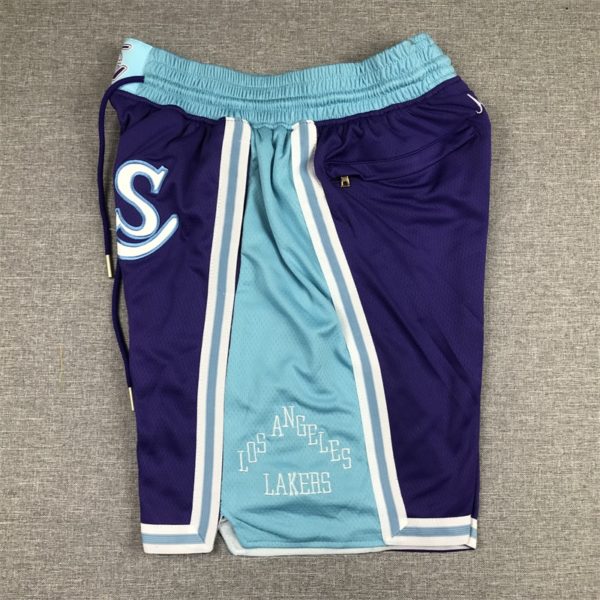 Los Angeles Lakers City Edition Purple shorts