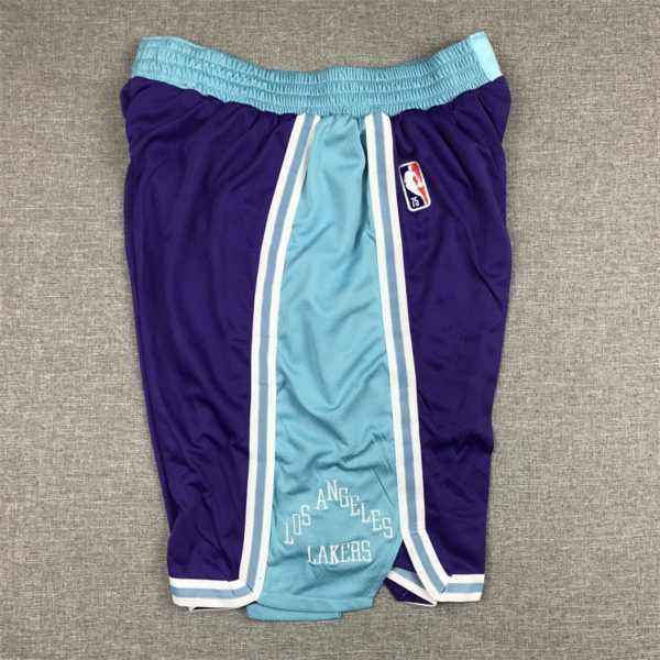 Los Angeles Lakers 2021-22 City Edition Purple shorts