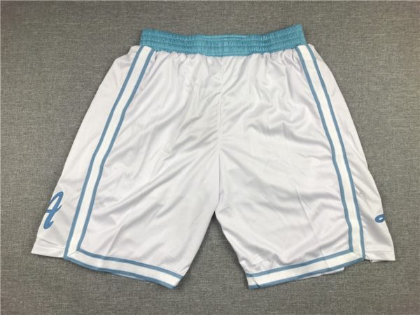 Los Angeles Lakers 2021 City Edition Swingman White Blue Shorts - Image 2