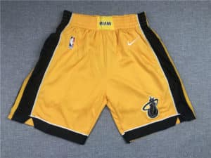 Miami-Heat-2020-21-Yellow-Earned-Edition-Shorts