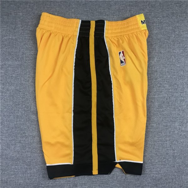 Miami Heat 2021 Yellow Earned Edition Shorts