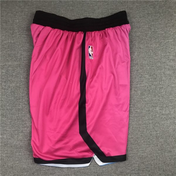 Miami Heat Pink Rainbow 2021 City Edition Swingman Shorts