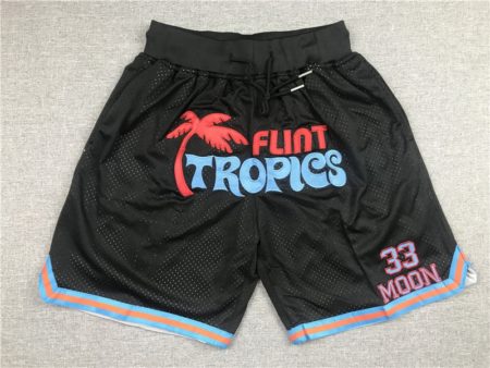 Movie-Flint-Tropics-Jackie-Moon-33-Basketball-Black-Shorts