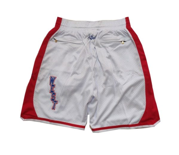 NBA All-Star West Shorts White - Image 2