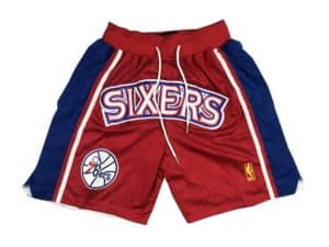 Philadelphia-76ers-Basketball-Red-Just-Don-Shorts