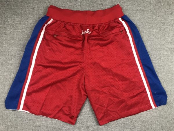 Philadelphia 76ers Basketball Red Shorts