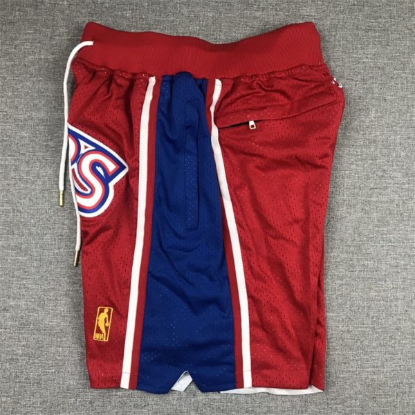 Philadelphia 76ers Basketball Red Shorts - Image 4