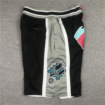 San Antonio Spurs 1998-99 Black 90s Shorts - Image 4