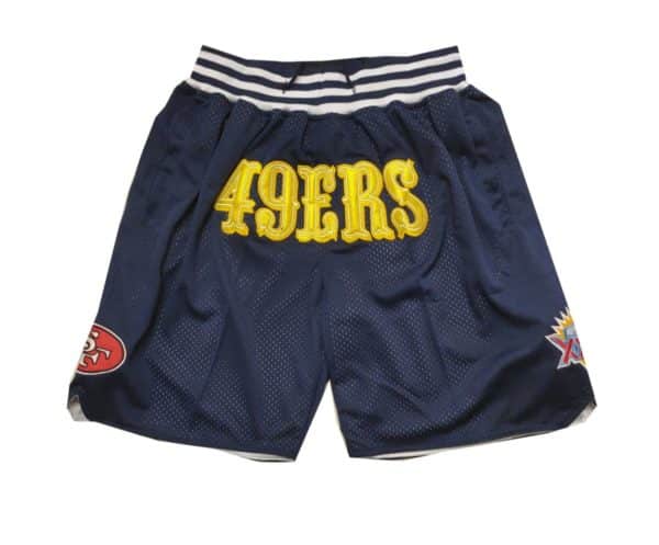 San Francisco 49ers Navy Shorts
