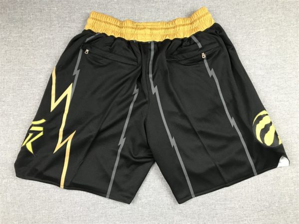 Toronto Raptors City Edition Black Shorts - Image 2